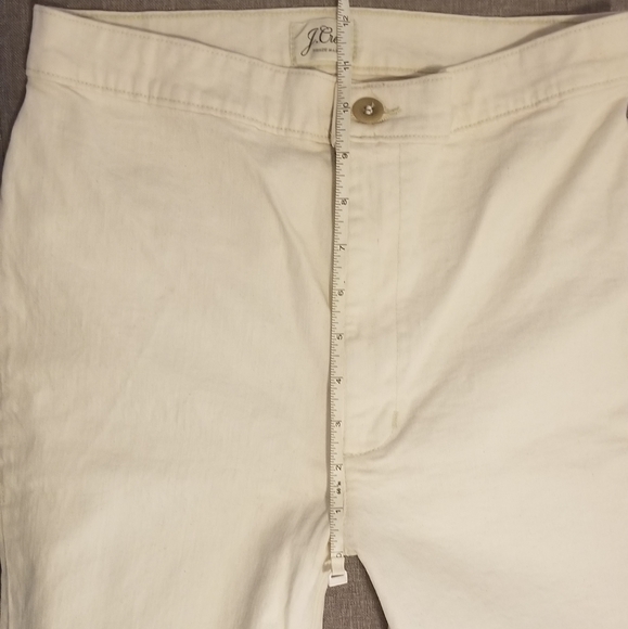 J. Crew High Rise Ecru Flare Jeans - Picture 10 of 10